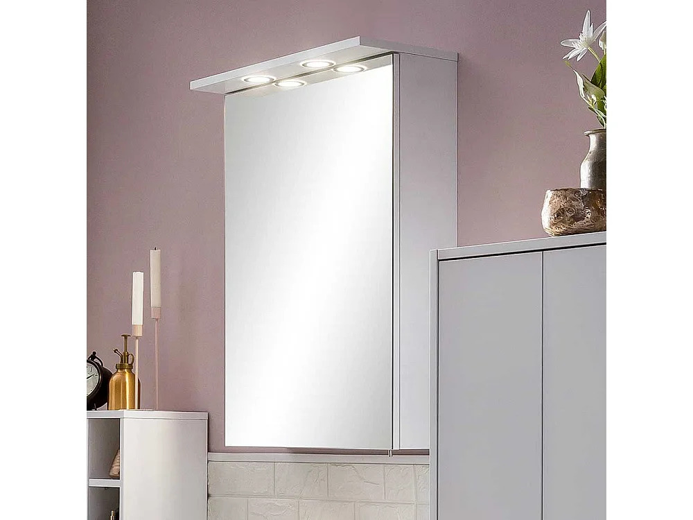 Badezimmerspiegelschrank mit LED Beleuchtung Steckdose