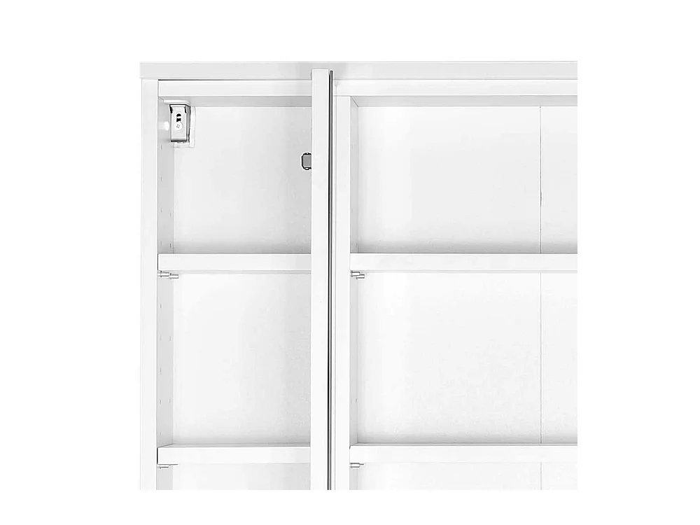 Badspiegelschrank in Weiß 3-türig