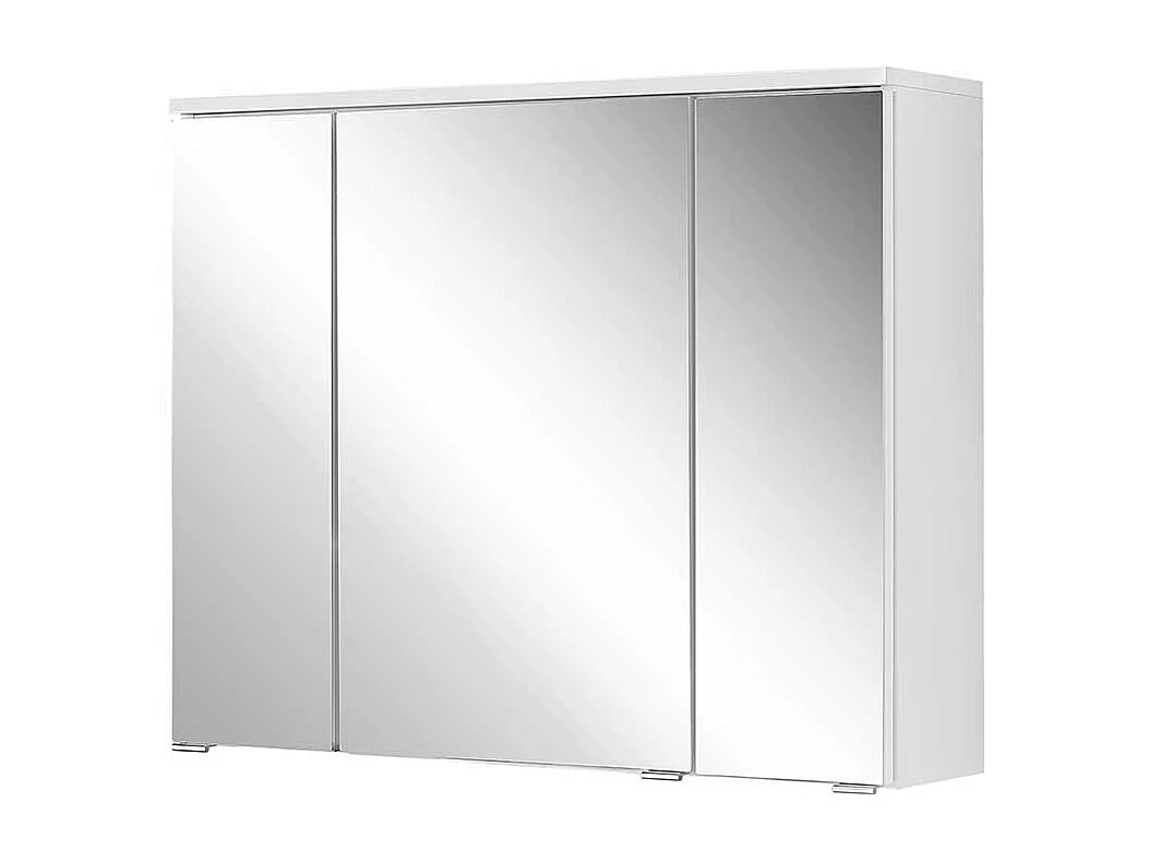 Badspiegelschrank in Weiß 3-türig