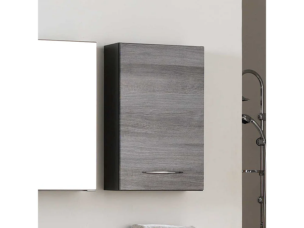 Bad Hängeschrank in Eiche Grau modern