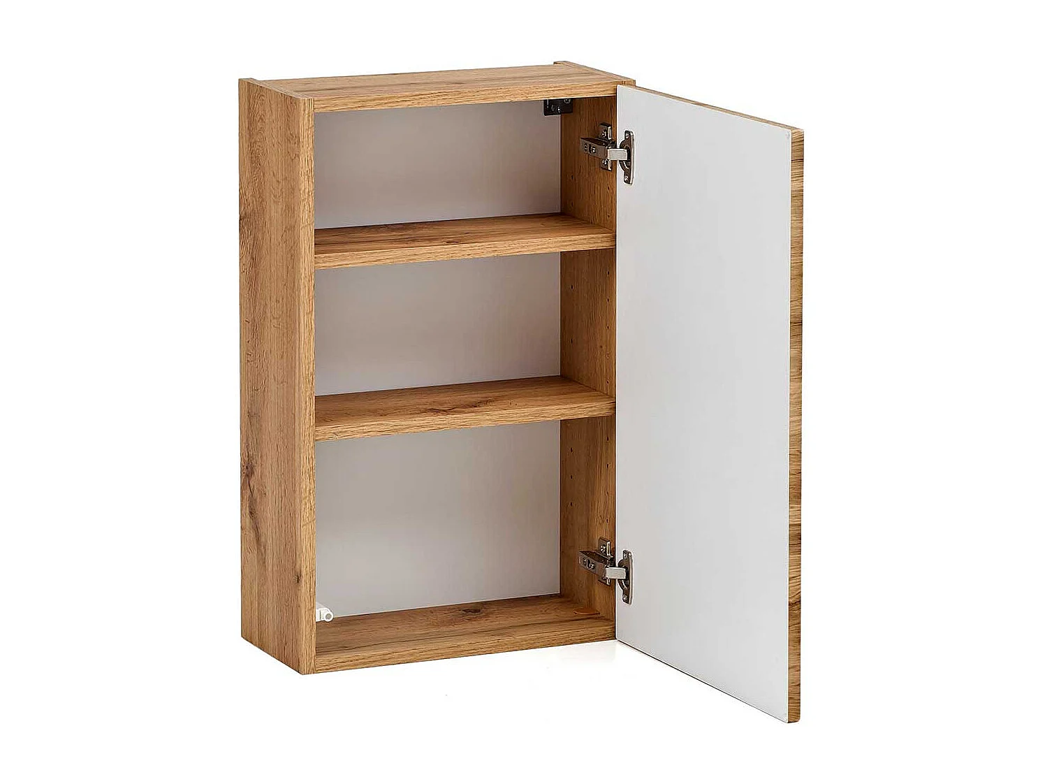 Bad Oberschrank Landhaus in Wildeichefarben eine Tür