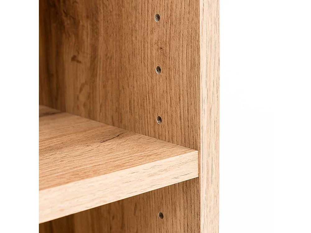 Bad Oberschrank Landhaus in Wildeichefarben eine Tür