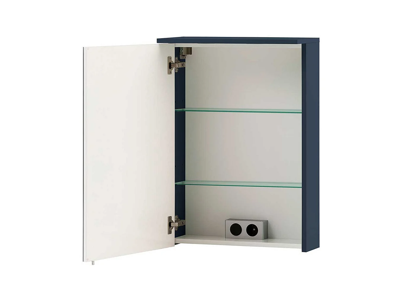 Spiegelschrank mit LED Beleuchtung 73 cm hoch