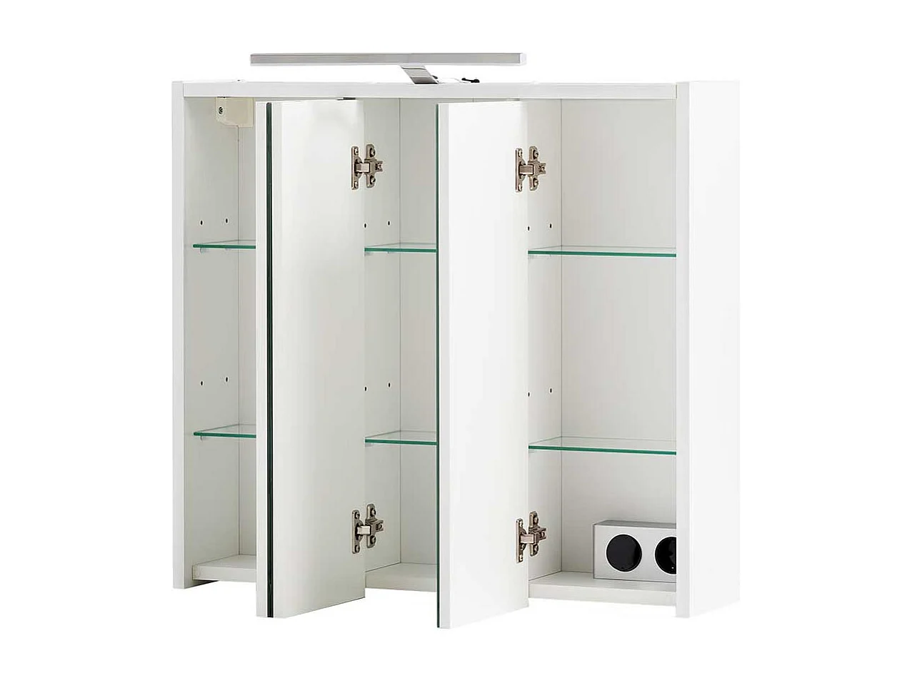 Spiegelschrank mit Beleuchtung in Weiß Made in Germany