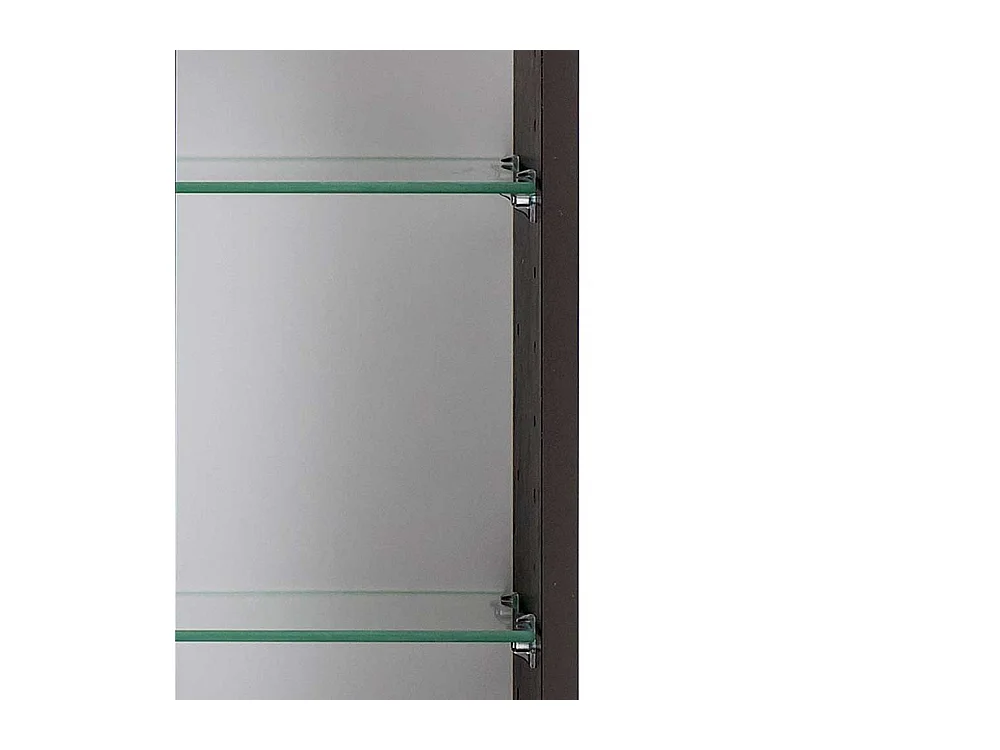 120 cm Spiegelschrank mit drei Türen Korpus in Dunkelgrau