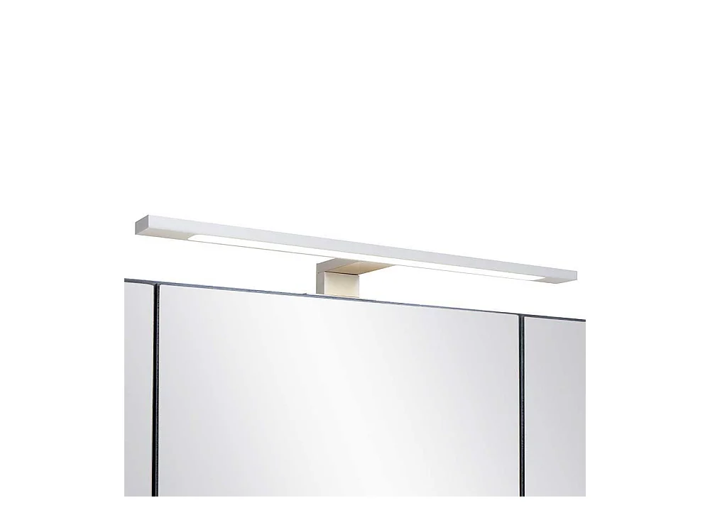 120 cm Spiegelschrank mit drei Türen Korpus in Dunkelgrau