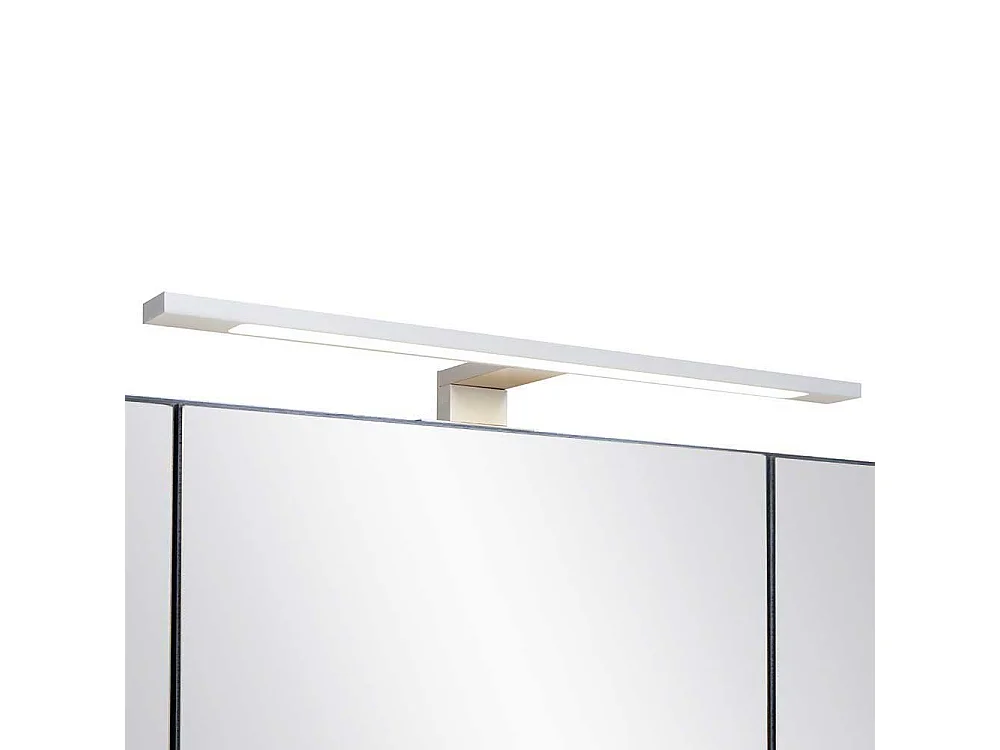 120 cm Spiegelschrank mit drei Türen Korpus in Dunkelgrau