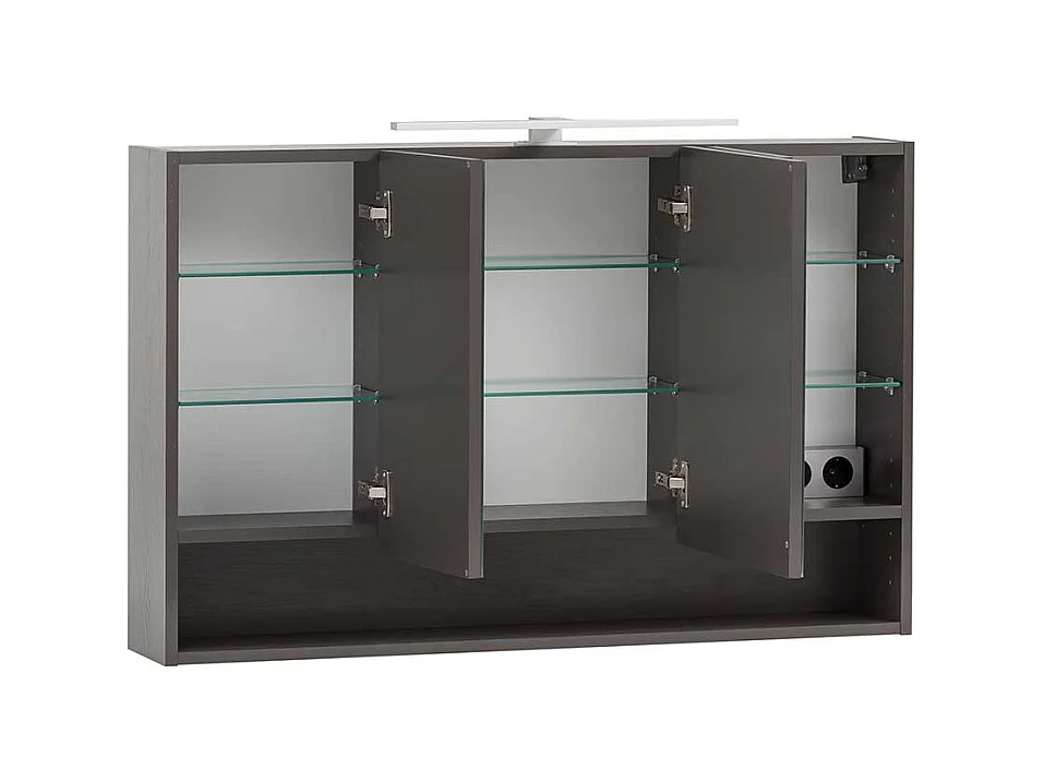 Badezimmer Spiegelschrank mit LED Beleuchtung 60 cm oder 100 cm breit