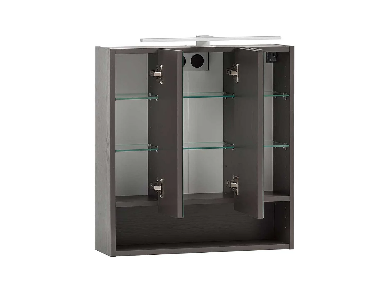 Badezimmer Spiegelschrank mit LED Beleuchtung 60 cm oder 100 cm breit