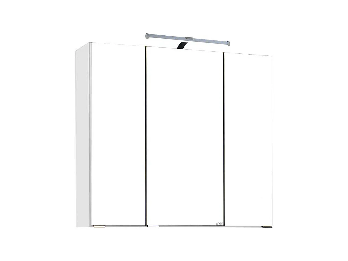 Bad Spiegelschrank in Weiß 3D Effekt