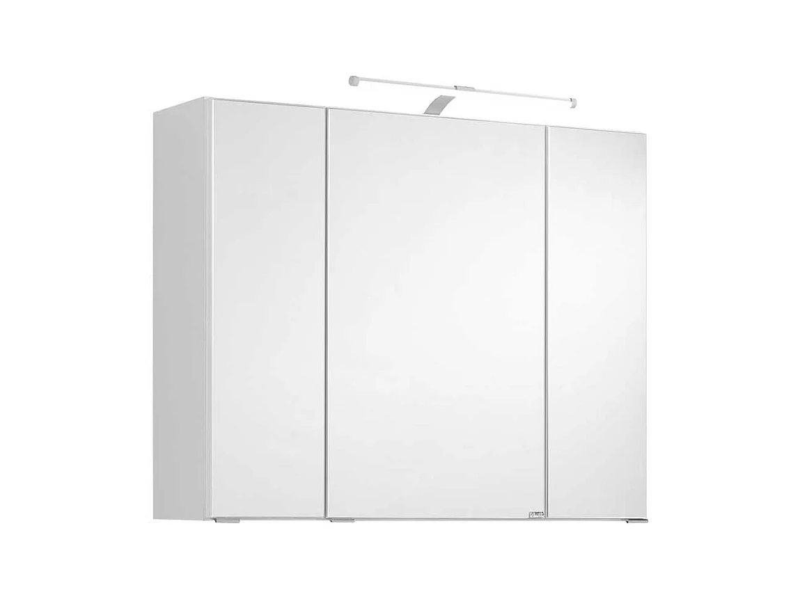 Bad Spiegelschrank in Weiß 3D Effekt