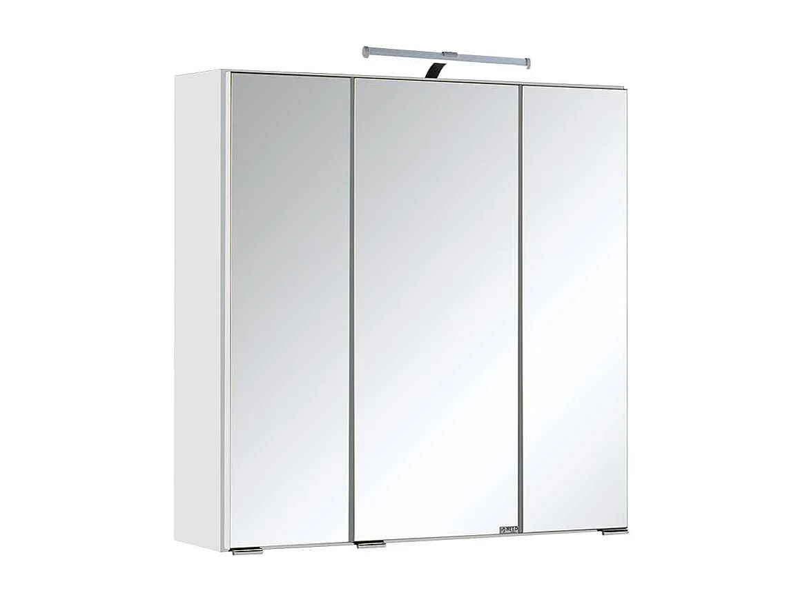 Bad Spiegelschrank in Weiß 3D Effekt