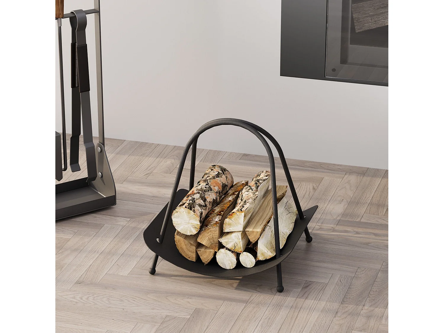 Range buche intérieur Wilcone 42x39cm Métal Noir