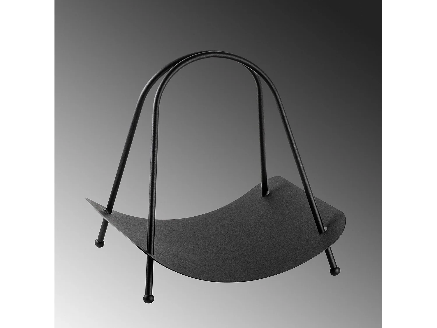 Range buche intérieur Wilcone 42x39cm Métal Noir