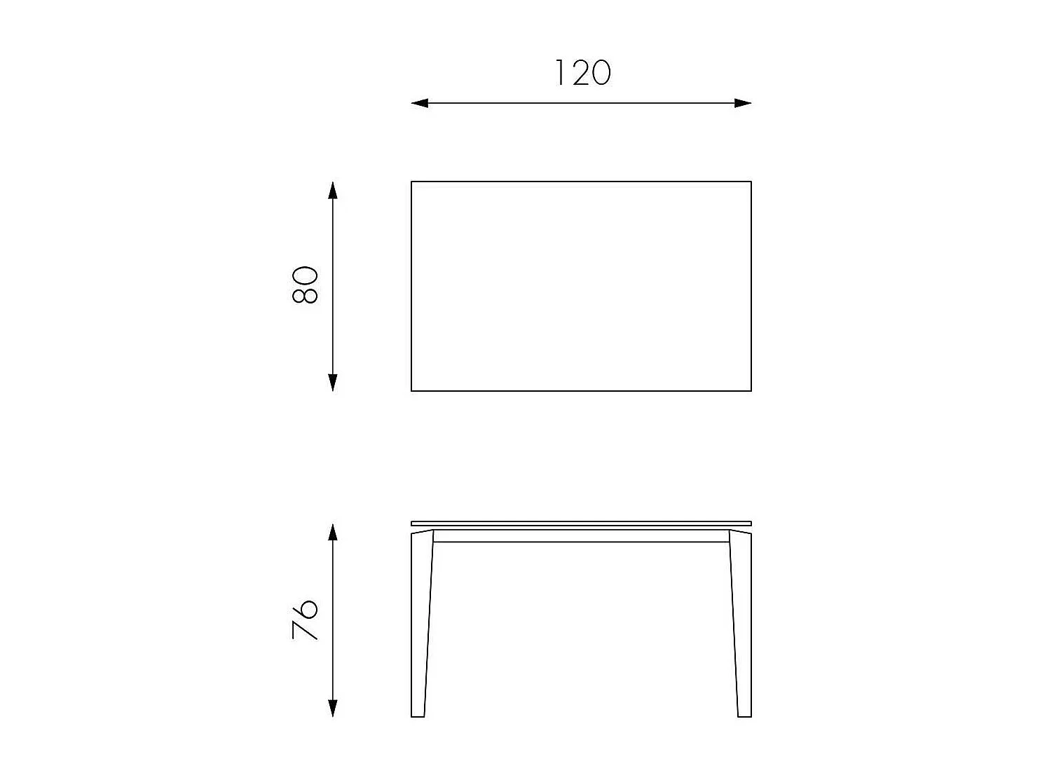 Ausziehbarer Tisch in Weiß Glas modern