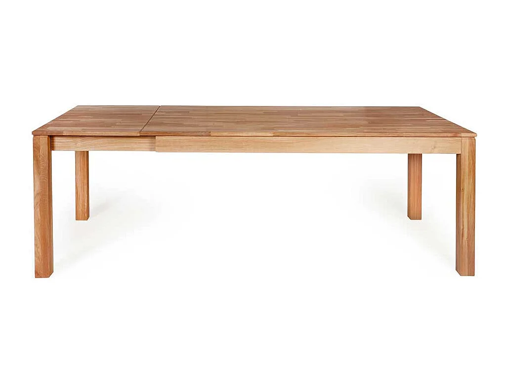 Esszimmertisch aus Eiche massiv geölt ausziehbar