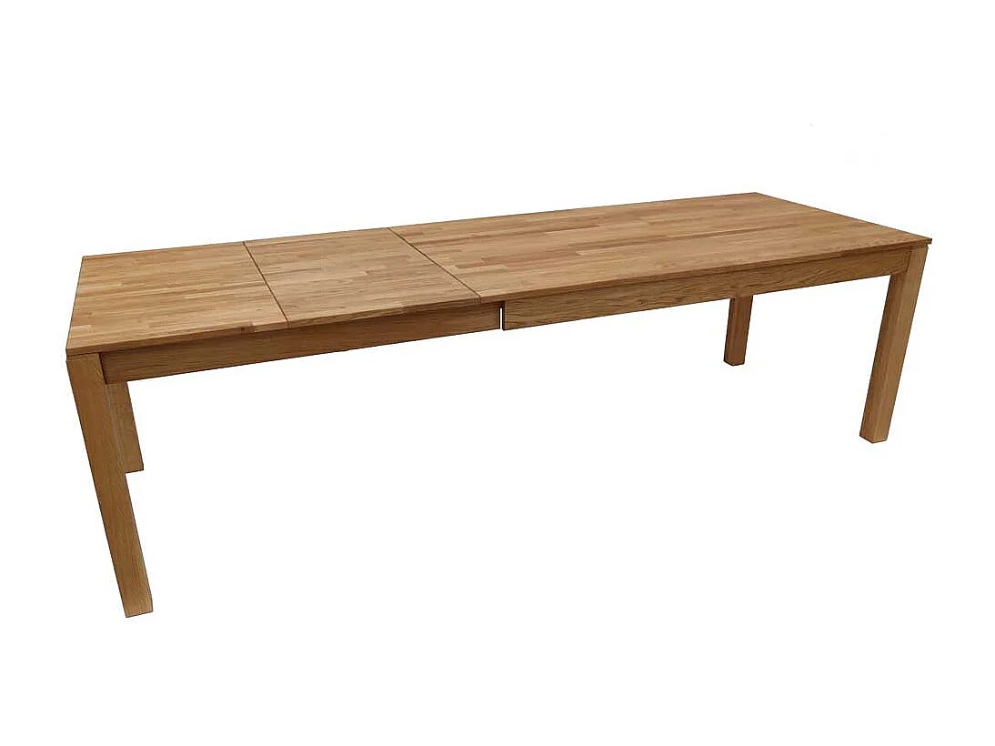 Esszimmertisch aus Eiche massiv geölt ausziehbar