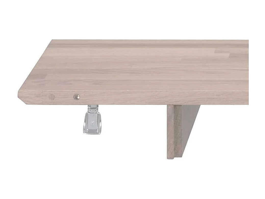 Ovaler Esstisch aus Eiche massiv in White Wash Optik ausziehbar