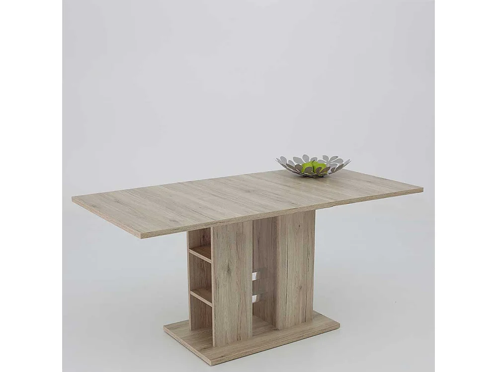 Ausziehbarer Esstisch in Eiche San Remo Mittelauszug