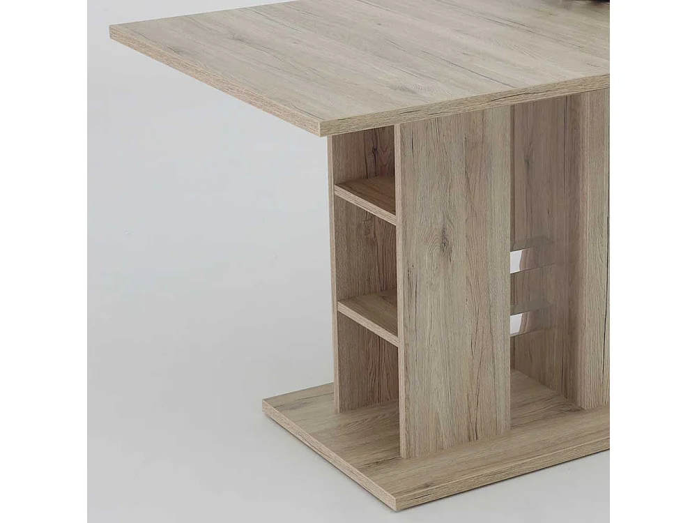 Ausziehbarer Esstisch in Eiche San Remo Mittelauszug