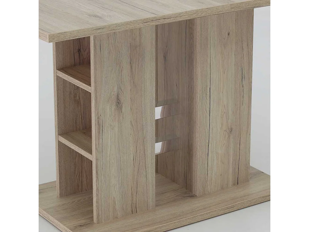 Ausziehbarer Esstisch in Eiche San Remo Mittelauszug