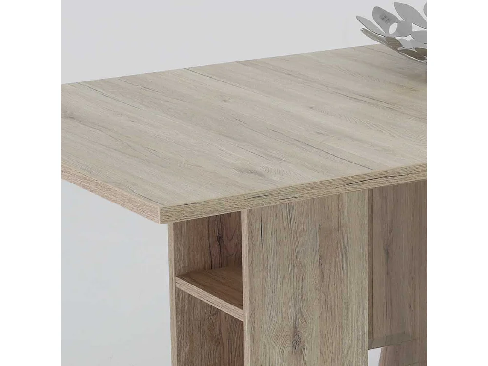 Ausziehbarer Esstisch in Eiche San Remo Mittelauszug