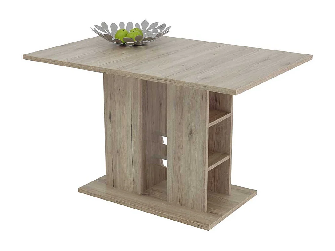 Ausziehbarer Esstisch in Eiche San Remo Mittelauszug