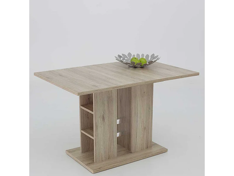 Ausziehbarer Esstisch in Eiche San Remo Mittelauszug