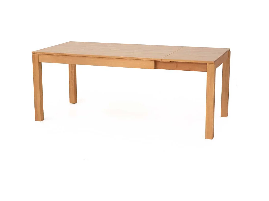Holztisch aus Kernbuche massiv lackiert ausziehbarr