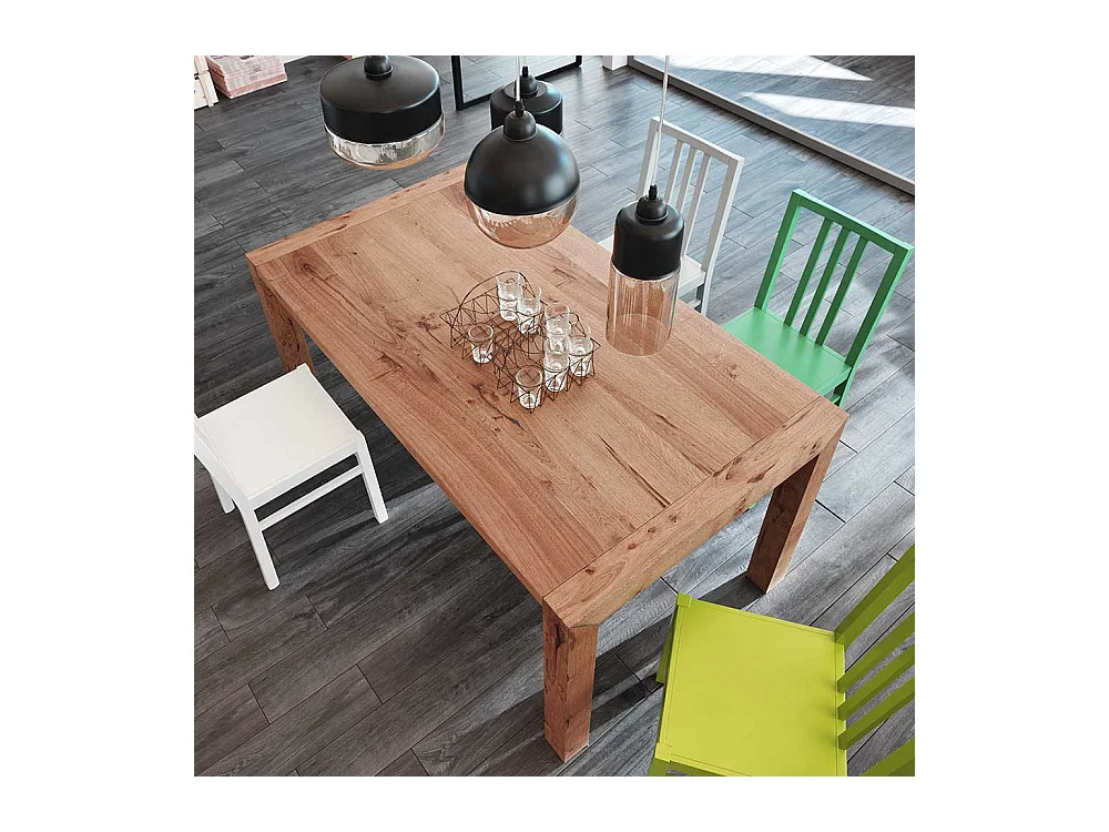 Esszimmertisch mit Eiche furniert ausziehbar