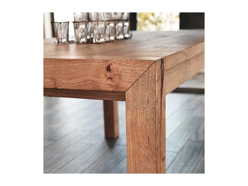 Esszimmertisch mit Eiche furniert ausziehbar