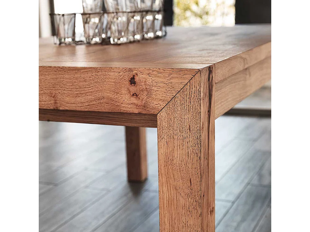 Esszimmertisch mit Eiche furniert ausziehbar