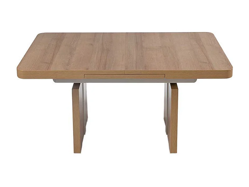 Couchtisch in Wildeiche ausziehbar und höhenverstellbar