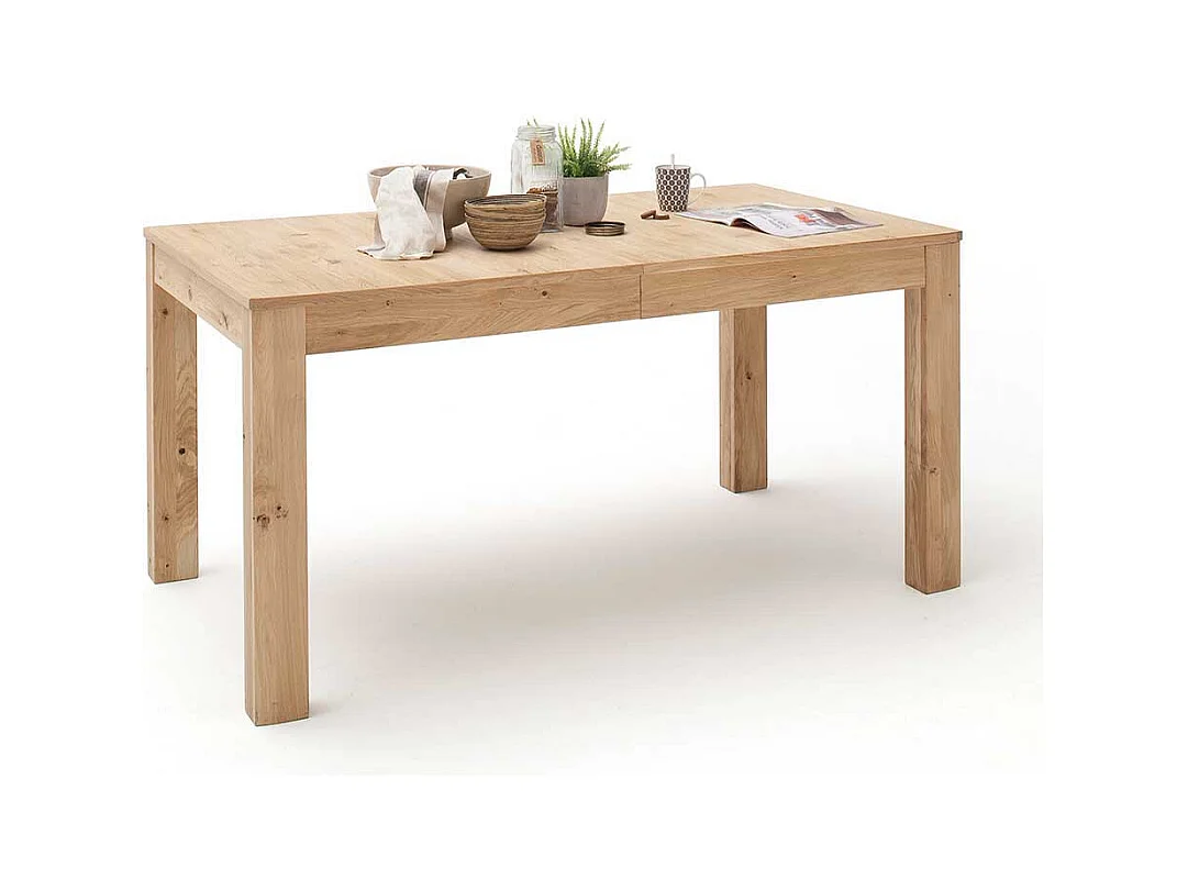 Küchentisch ausziehbar Eiche Bianco furniert