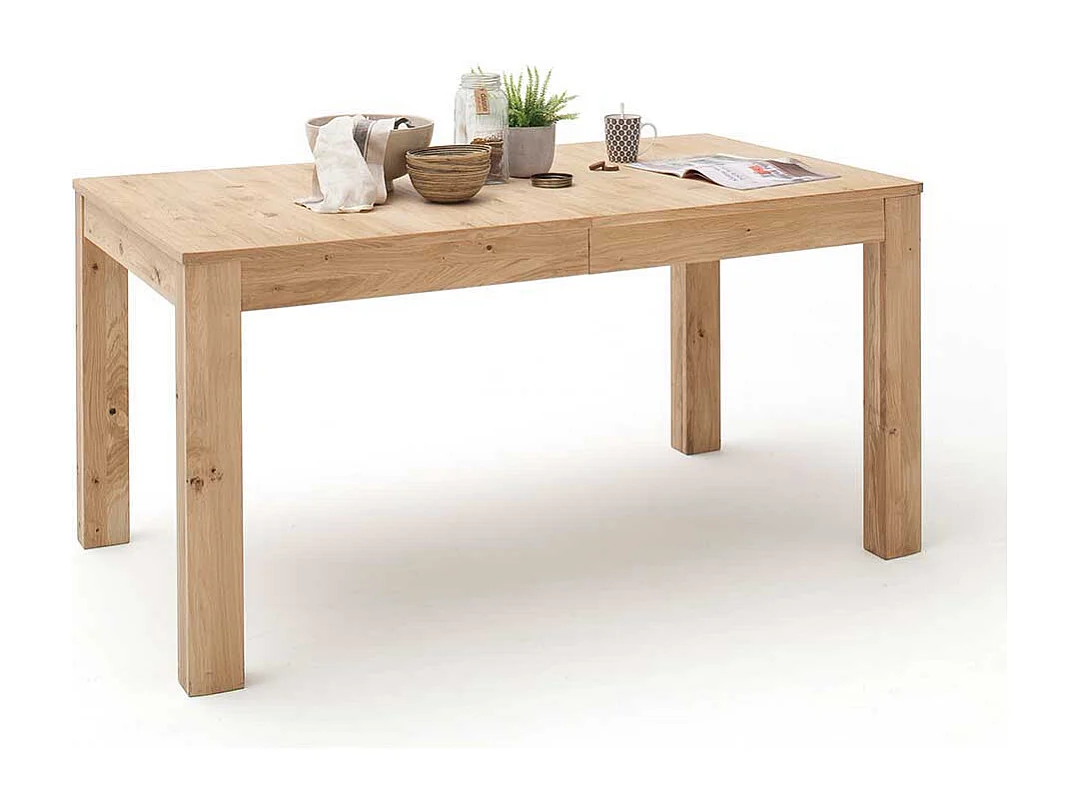 Küchentisch ausziehbar Eiche Bianco furniert