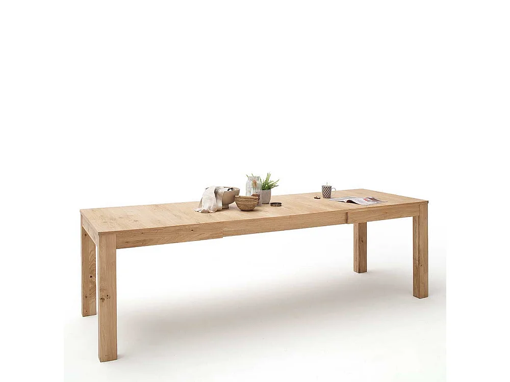 Küchentisch ausziehbar Eiche Bianco furniert
