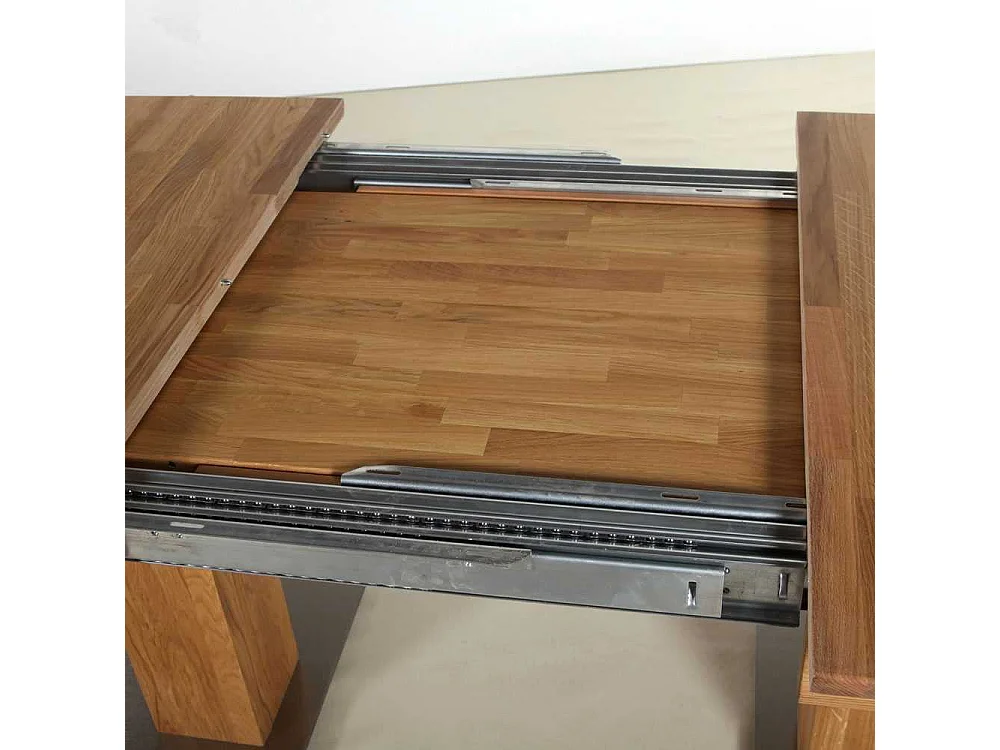 Esszimmertisch mit Säulengestell ausziehbar