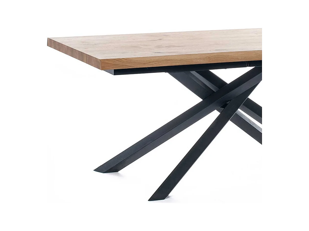 Esszimmertisch mit Eiche furniert ausziehbar