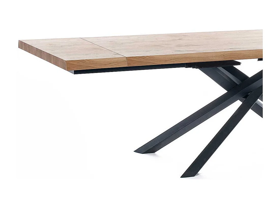 Esszimmertisch mit Eiche furniert ausziehbar