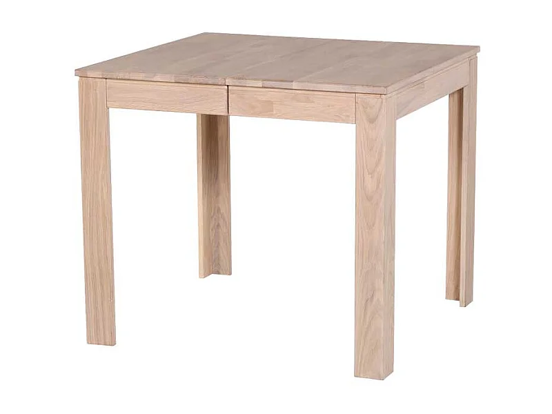 Ausziehbarer Tisch aus Eiche massiv Eiche Sonoma