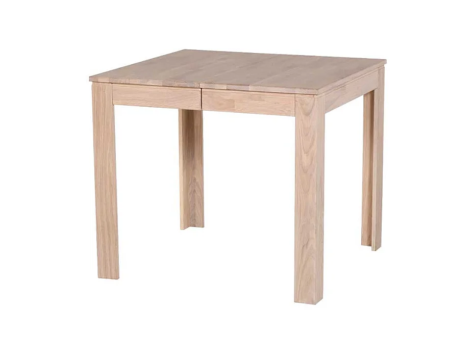 Ausziehbarer Tisch aus Eiche massiv Eiche Sonoma