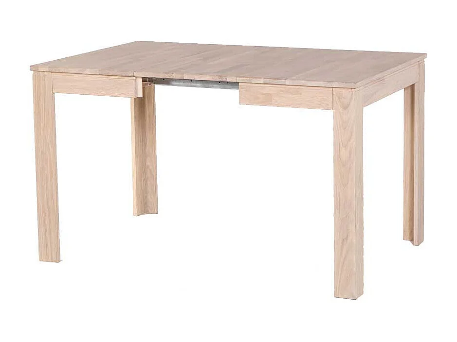 Ausziehbarer Tisch aus Eiche massiv Eiche Sonoma
