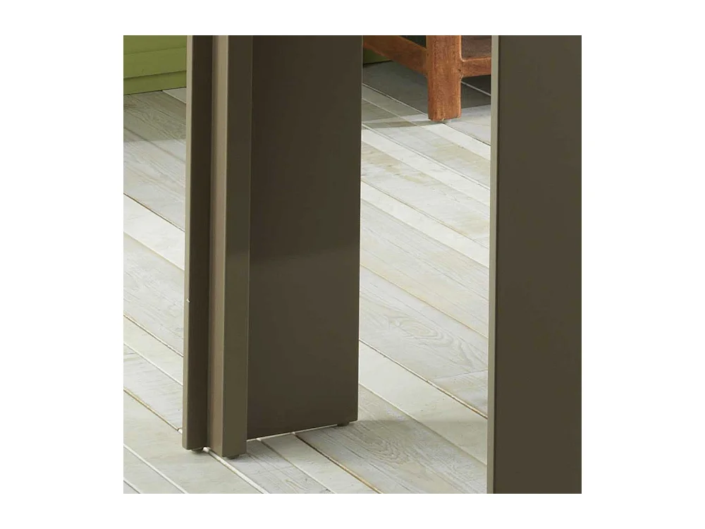 XL Esstisch in Grau Braun ausziehbar