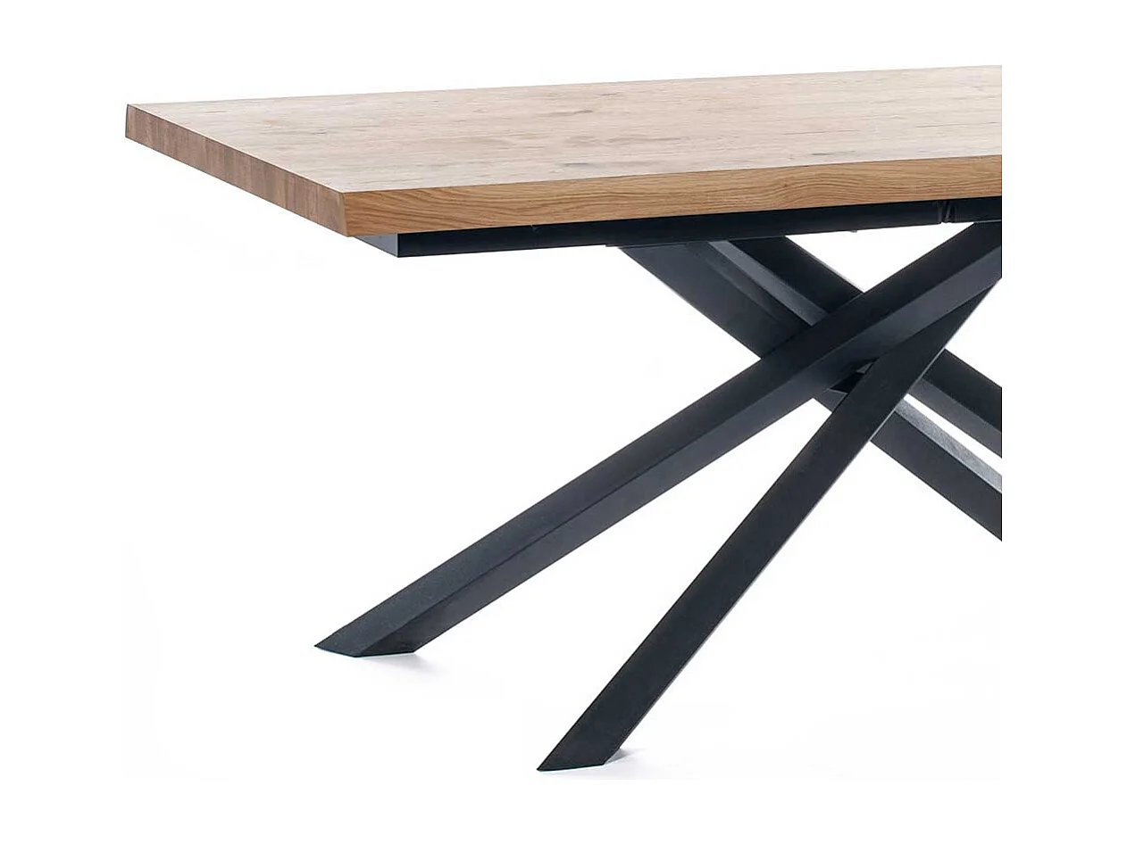 Esszimmertisch mit Eiche furniert ausziehbar