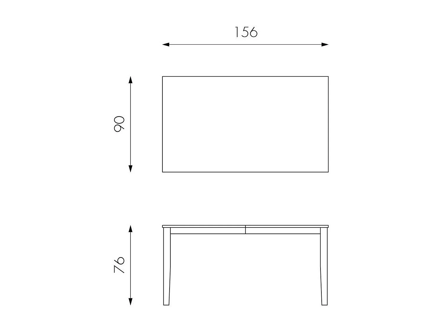 Esszimmertisch ausziehbar Esche furniert
