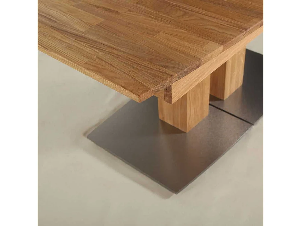 Esszimmertisch mit Säulengestell ausziehbar