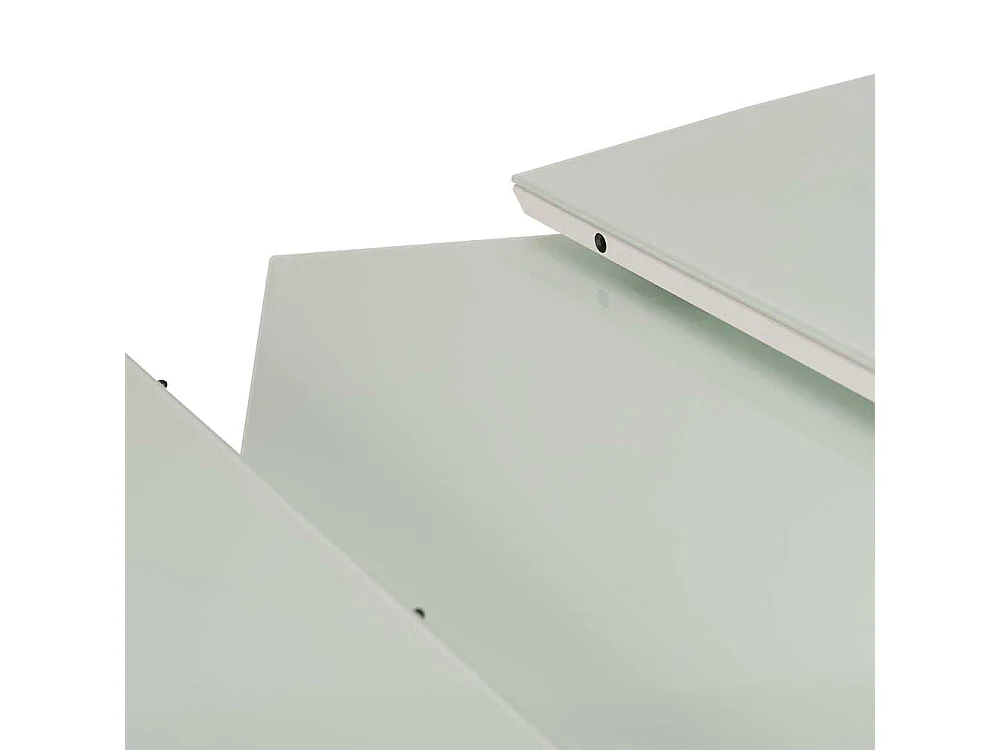 Höhenverstellbarer Couchtisch in Weiß ausziehbar