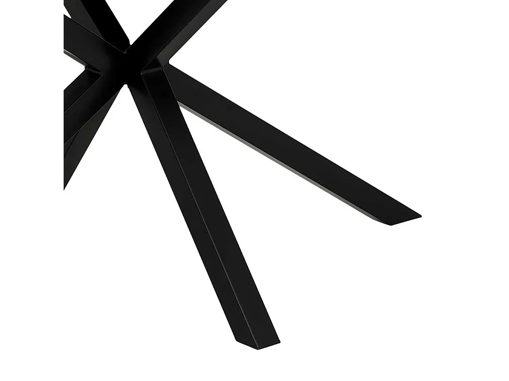 Moderner Esstisch in Holz Antik Optik und Schwarz ausziehbar