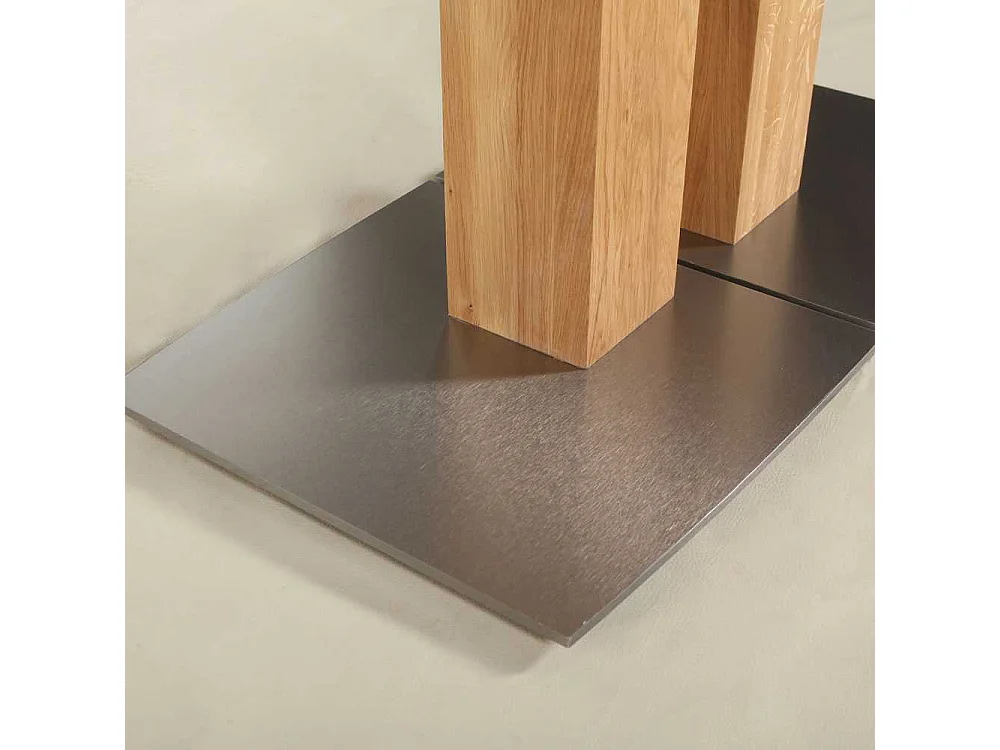 Esszimmertisch mit Säulengestell ausziehbar