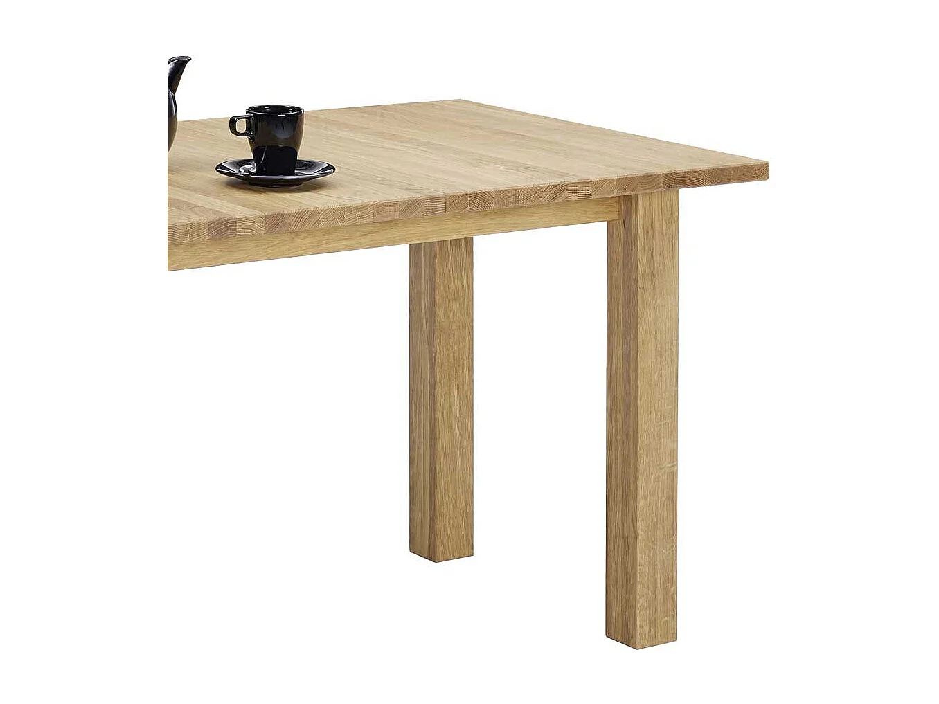 Holztisch aus Kernbuche massiv ausziehbar